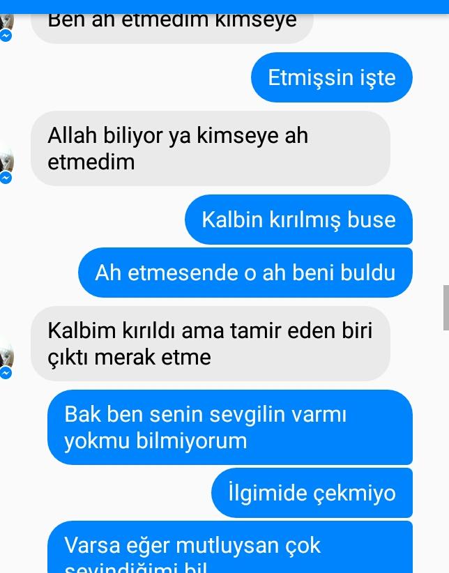 Birinin ahını almışım gerçekten ve dün mesaj attım, ayrıntıda herşey?