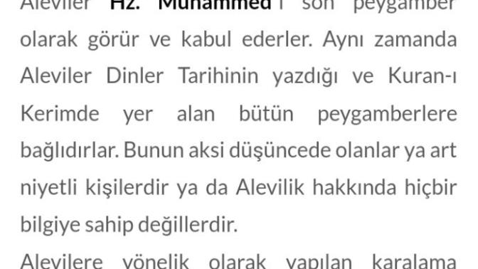 Alevilerin peygamberi kimdir?