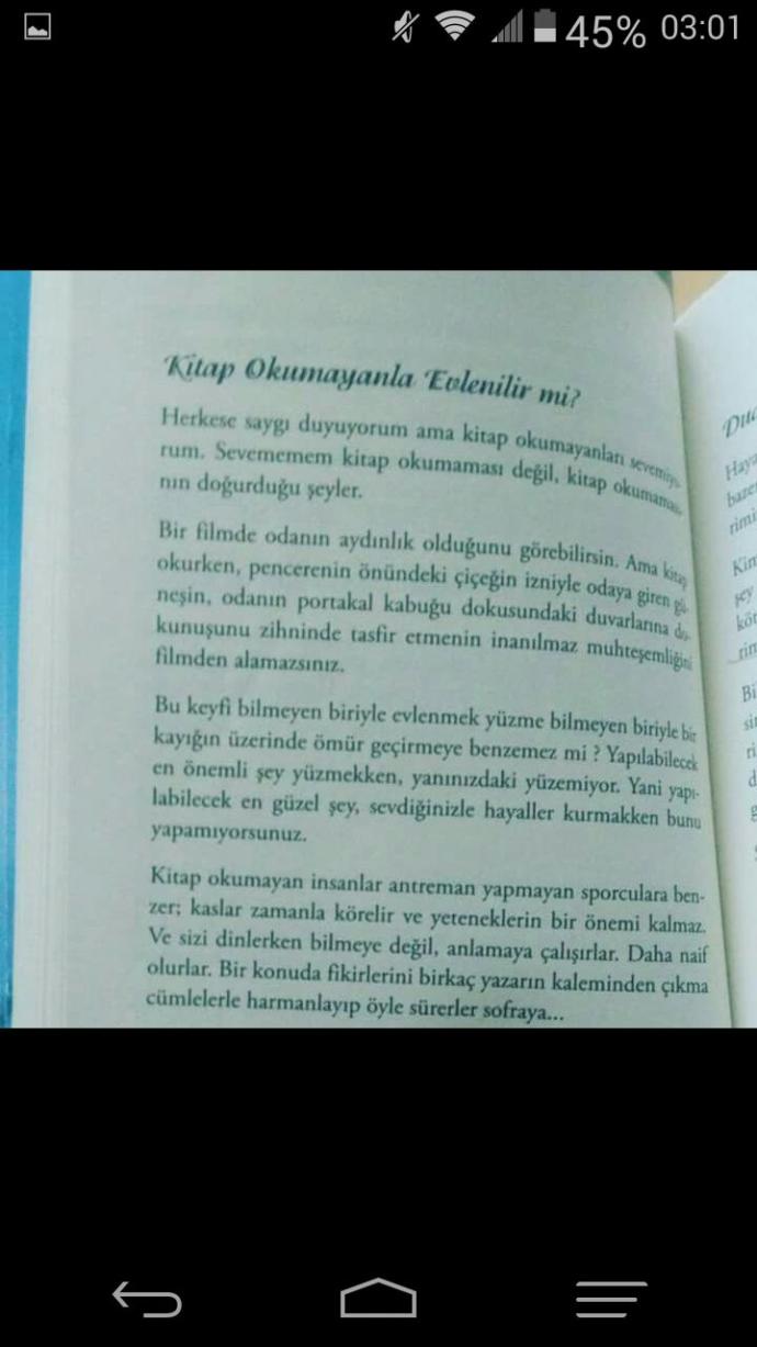 Kitap okumayan, okumayı sevmeyen biriyle evlenilir mi?