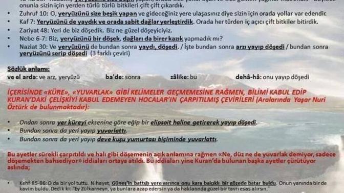 Kurana göre dünya düz diyorlar bilime göre ise geoit. Hangisine inancaz?