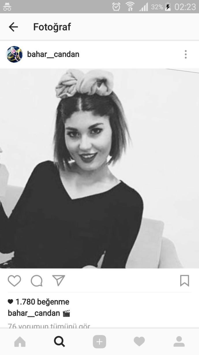 Bahar Candan hakkın da ne düşünüyorsunuz 👊💣💥👋👎?