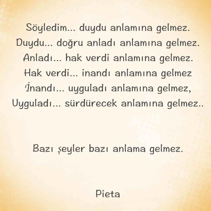 sizin söylediklerinizi anlamı dışında algılayan var mı? İşine geldiği gibi? 