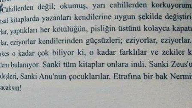 Siz cahil insanlardan mı korkarsınız yoksa okumuş yarı cahillerden mi?