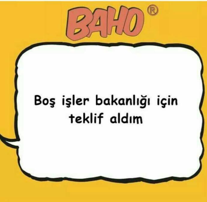 Boş işler bakanlığından teklif aldınız mı 😀😀😱 ??