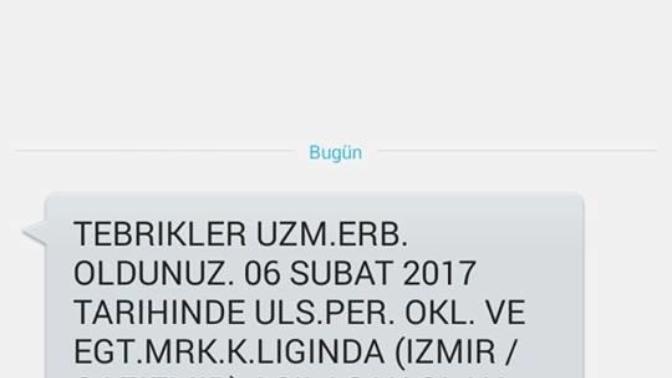Bu ne oluyor şimdi Uzman erbaş olmuşmuyum?