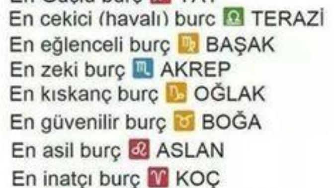Sizce en mükemmel burç hangisidir?
