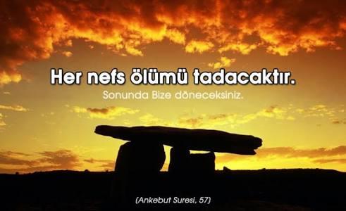 Ölüm ansızın gelir ve bir gün bizede uğrar ölume hazırmïsınn sende bir gün ölecesin ??