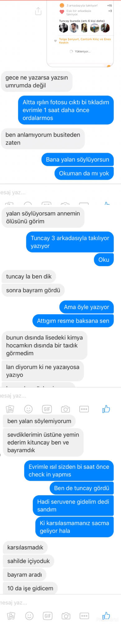 Sevgilim beni aptal yerine koyuyor galiba. Lütfen okur musun?