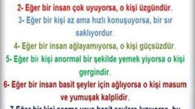 Psikologlar diyor ki... Sizce psikologların tespitleri doğru mu?