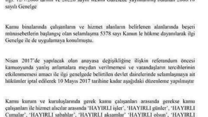 "HAYIRLI" işler, günler, dersler vb. demeyecemişiz... Görüşleriniz nedir?