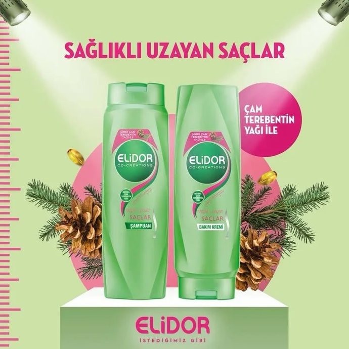Elidor Sağlıklı Uzayan Saçlar Serisi