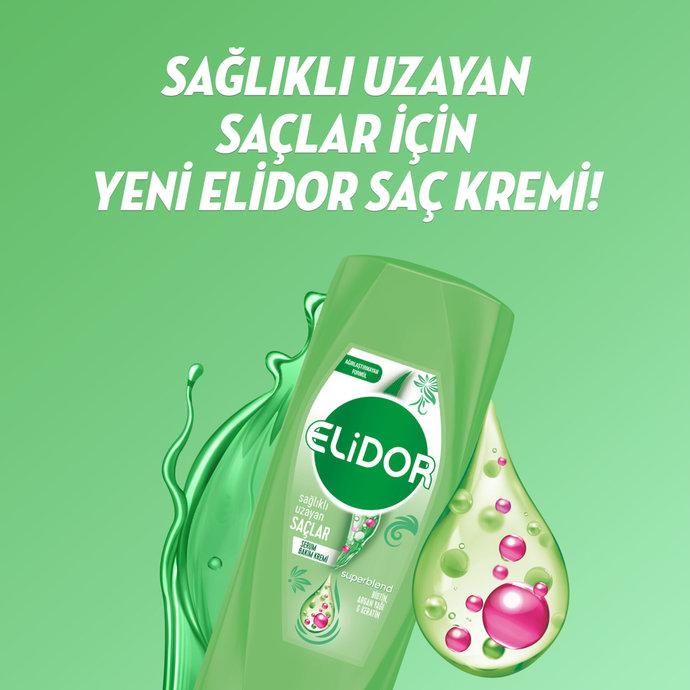 Elidor Sağlıklı Uzayan Saçlar Serisi