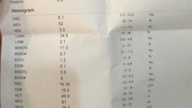 Merhabalar kan testi yaptım sonuç nasıldır? Saçım dökülüyor bu aralar?(((?