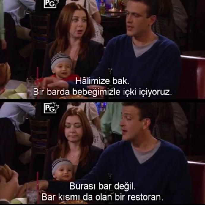Bebeğinizle bir barda içki içer misiniz ?
