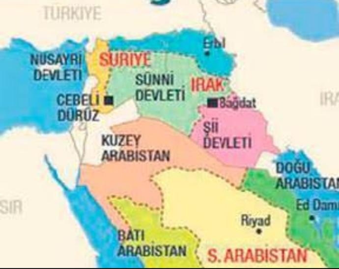 Önümüzde ki Yıllarda ki Yeni OrtaDoğu Haritası hakkında düşünüceleriniz nedir ?
