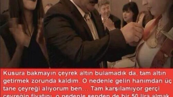 Düğününüzde takı töreni yapar mısınız?