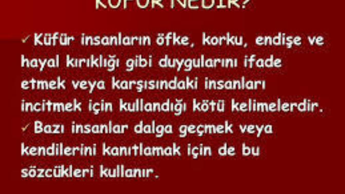 Çok küfür eder misiniz? Etmiyorsanız edenlerden rahatsız oluyor musunuz?
