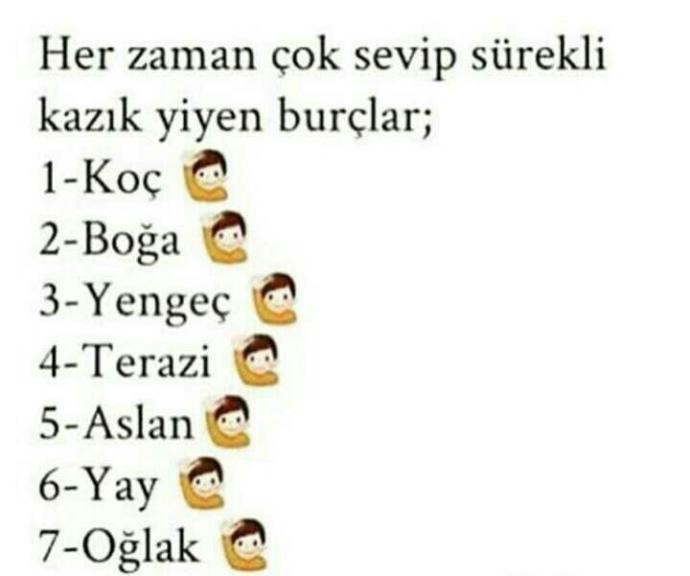 Her zaman çok sevip sürekli kazık yiyen burçları nelermiş miş miş?