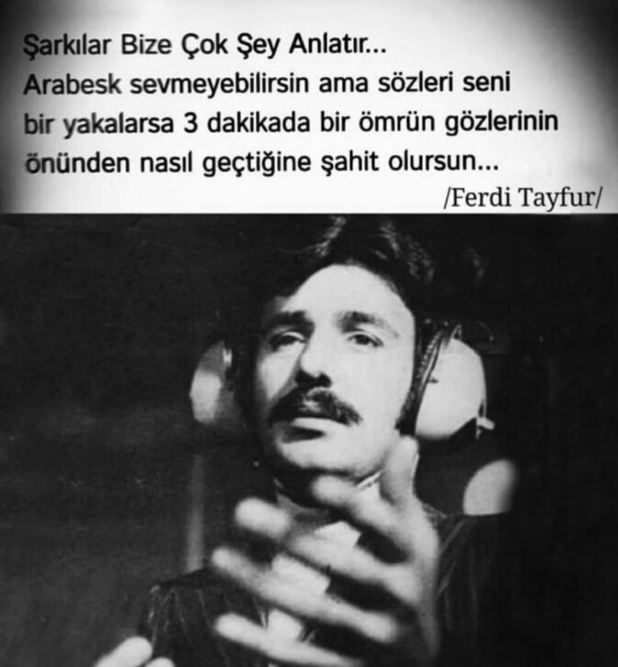 En sevdiğiniz arabesk şarkıcı kim Benim Ferdi TAYFUR?