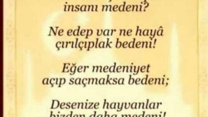 Kim demiş Avrupa insanı Medeni?