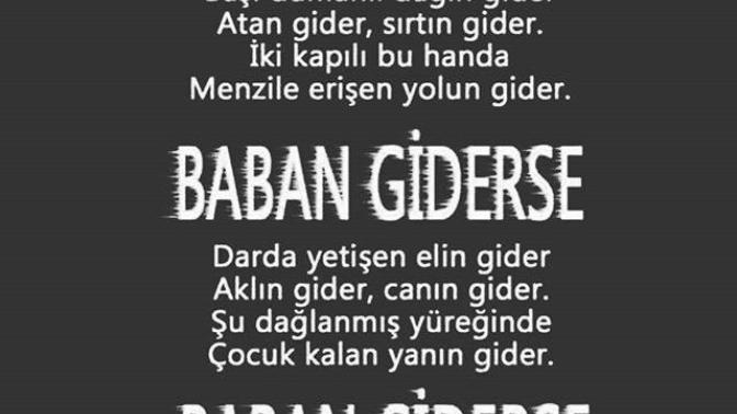 Babamı çok özlüyorum benim gibi babasını kaybeden var mı?