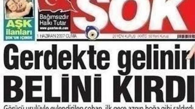 Gerdek gecesi gelinin belini kırdı?
