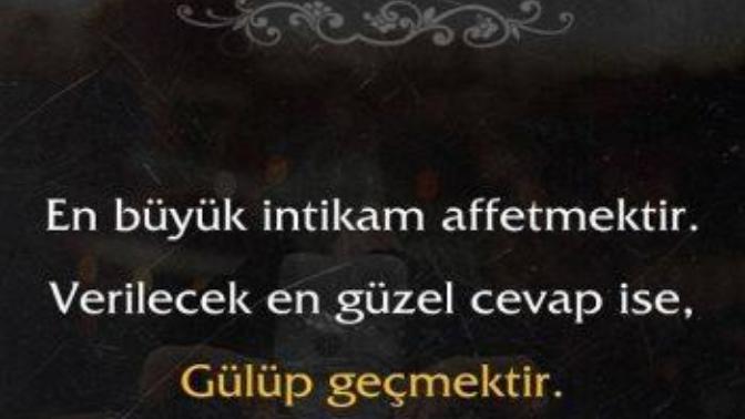 İntikamı zayıf insanlar mı alır? Size kötülük yapan insandan siz de intikam alır mısınız?