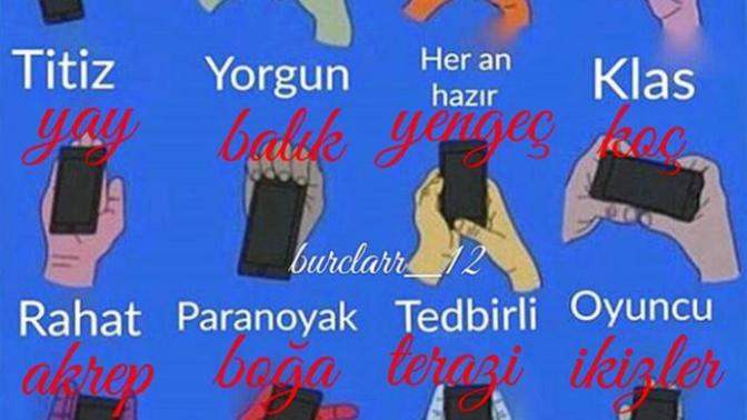 Burçlara göre telefon tutma şekliniz nedir?