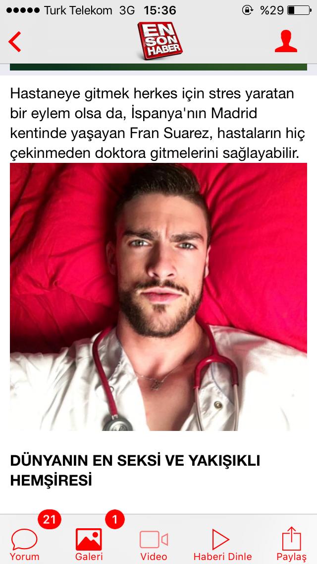 Sizinle ilgilenen hemşire böyle olsun ister miydiniz?