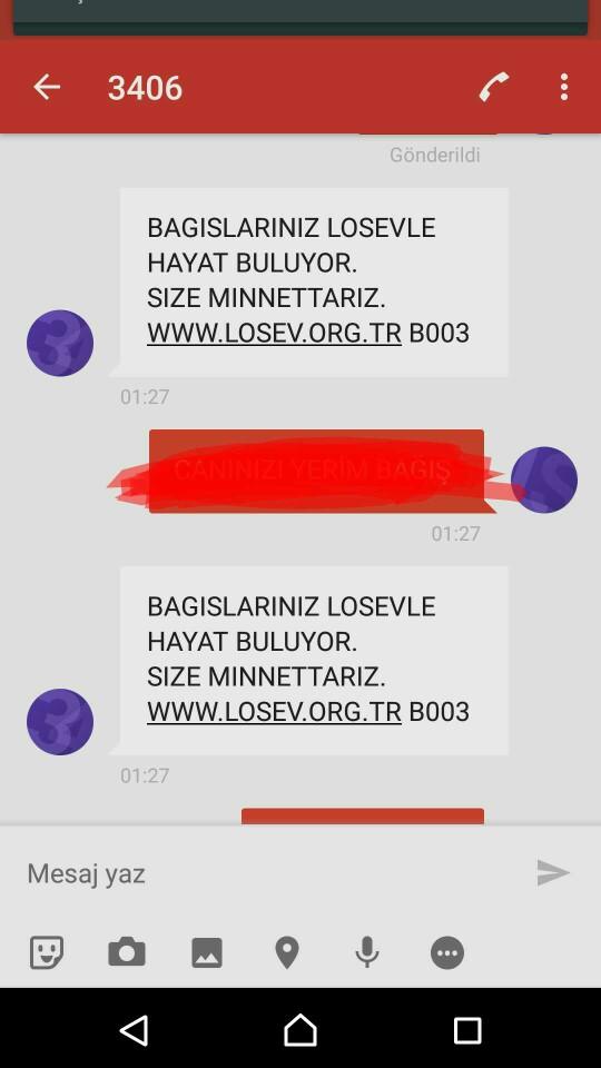 Haydi millet. Topluca LÖSEV'e bağış yapıyoruz. Sen de katılır mısın??