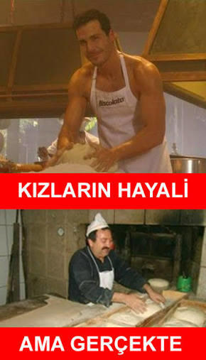 Kızlar yemek yapan erkeği sever mi ? Kızların hayali ile gerçek de olan bir mi ?