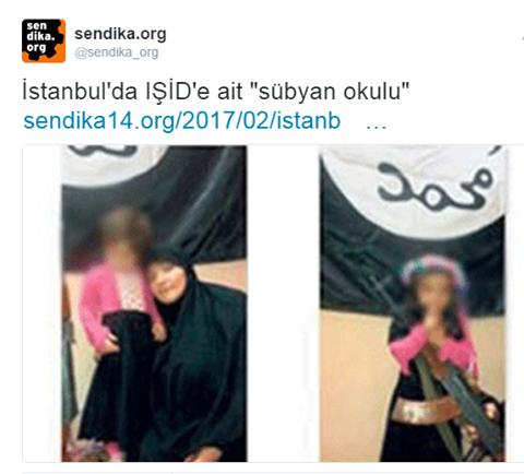 İstanbul'daki IŞİD sübyan okulu mu varmış ?