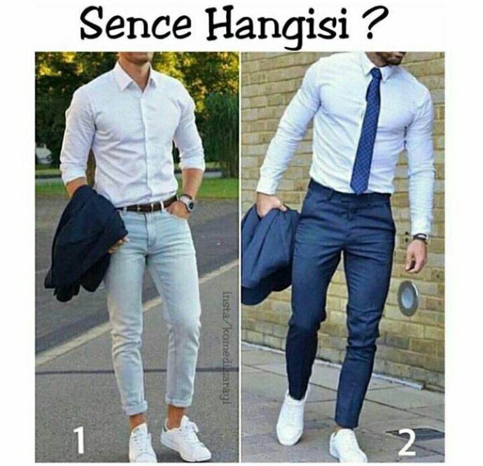 Sizce hangi kombin daha güzel 1 mi 2 mi ?