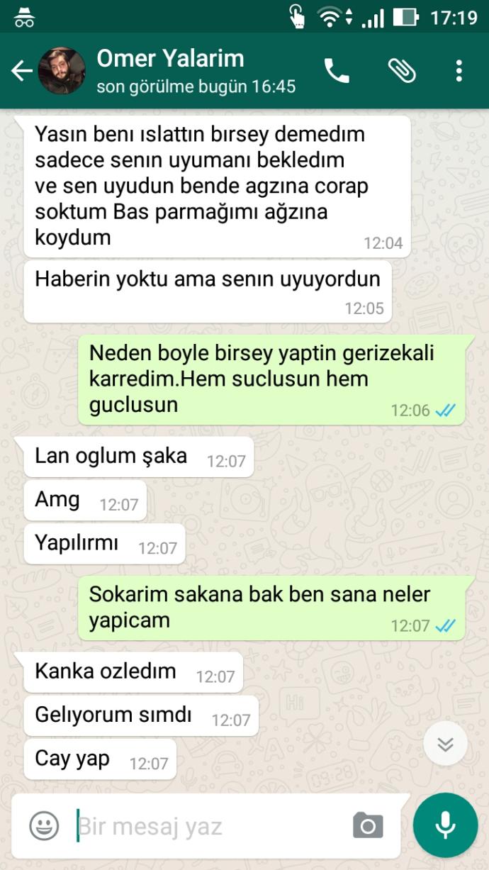 Ev arkadaşınız sabah sen uyurken ağzına ayak baş parmağını soksa ve bunu daha sonra sana söylese ona ne yaparsın?