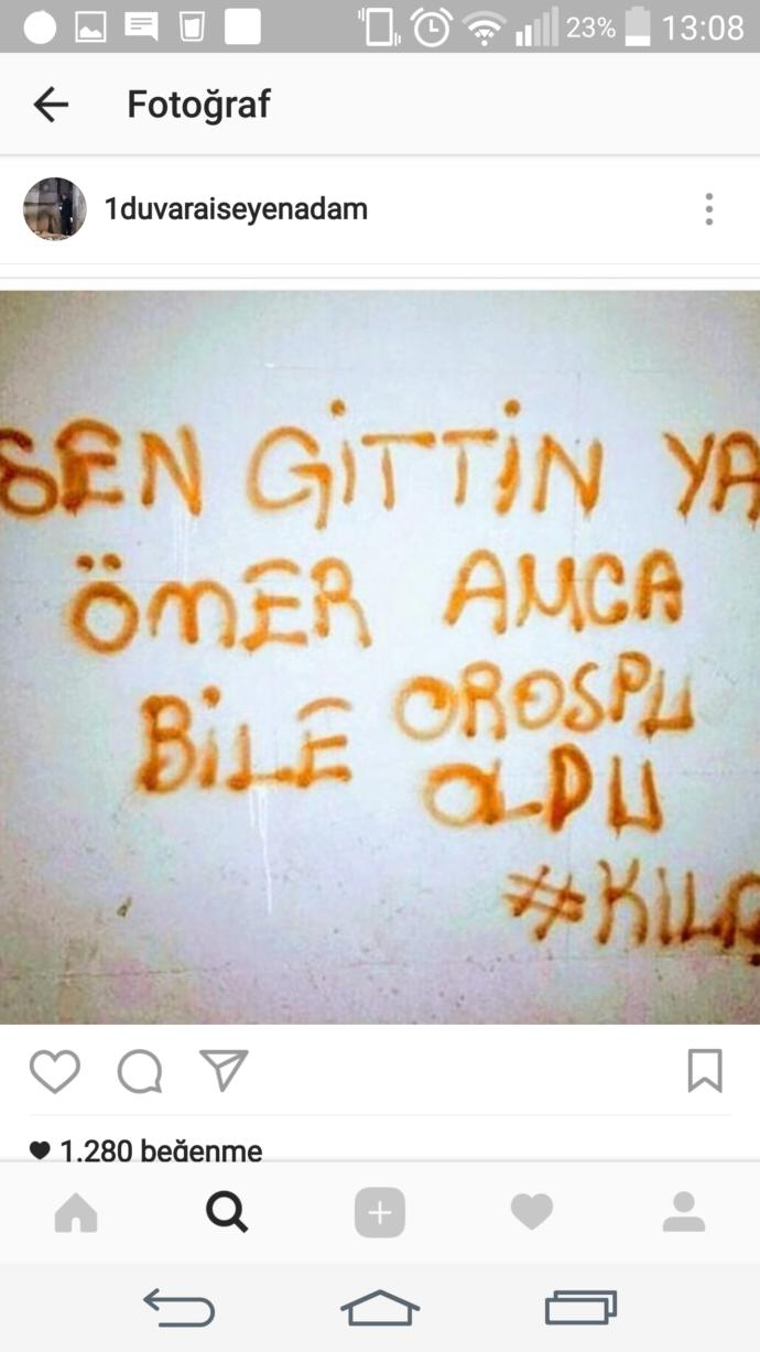 Begendiginiz duvar yazilari var mı atarmisiniz bence Cok iyi mesajlar veiyor?