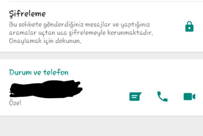 Whatsappta numara kisminda ozel yazmasi ? Ne anlama geliyor bu bilenler acil yazabilirmi ?