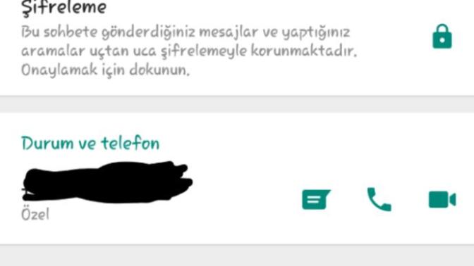 Whatsappta numara kisminda ozel yazmasi? Ne anlama geliyor bu bilenler acil yazabilirmi?