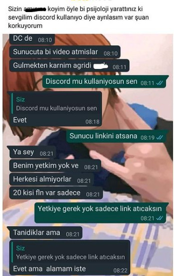 discord sevgili sunucu