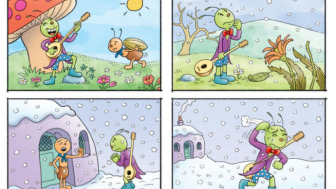 Neden sanatçı Ağustos Böceği tembellikle aşağılanır?  Bir  parça ekmeği komşusuna çok gören cimri karıncanın suçu yok mudur ?