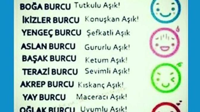 Burcuna göre sen hangi aşıksın?