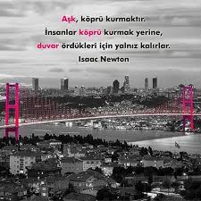 İnsanlar köprü kuracakları yerde duvar ördükleri için yanlız kalır...Duvar örenlerden misiniz?Köprü kuranlardan mı?