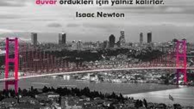İnsanlar köprü kuracakları yerde duvar ördükleri için yanlız kalır... Duvar örenlerden misiniz? Köprü kuranlardan mı?