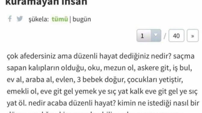Düzenli hayat nedir?