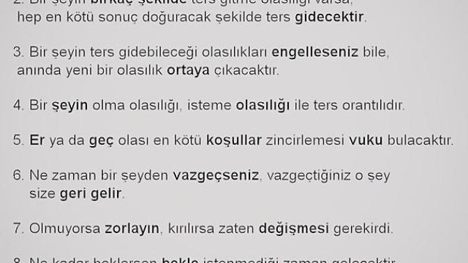 Sizce "Murphy Kanunları" Gerçeği Yansıtıyor Mu (Görsel İçerikli)?