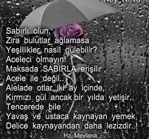Sabır boyun mu eğmekdir mücadele mi etmekdir?