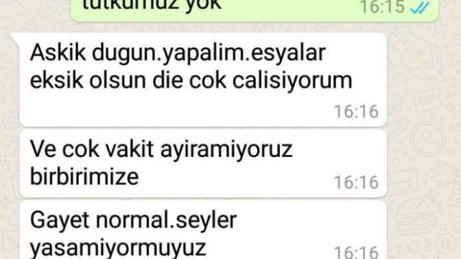 Nişanlımla whatsapp konuşmamıza bakarmısınız?