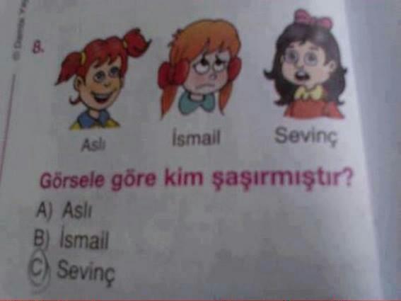 Sizce sevinç neye şaşırmıştır?