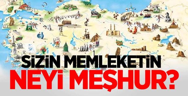 Nerelisiniz ve memleketinizin nesi meşhur🙂??