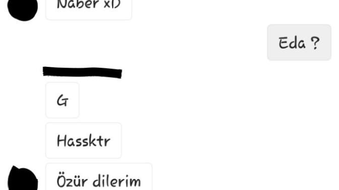 Eski sevgilim mesaj attı?
