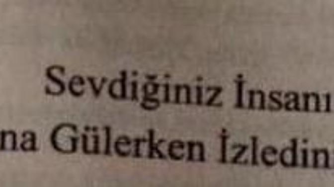 Sevdiğiniz insanı başkasına gülerken izlediniz mi hiç?